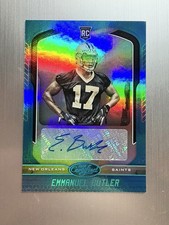 Emmanuel Butler 2019 Panini Certified Rookie #157 Mirror Teal Auto #’d 13/50 Rc