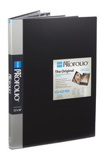 ITOYA IA-12-10 Art Profolio 12x18 Presentation Book, 24 Sheets, 48 Photos, Black