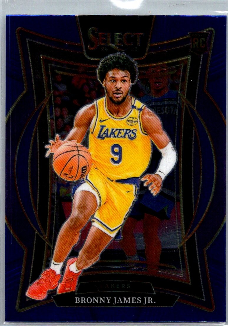 2024-25 Panini Select #90 Bronny James Jr. Blue (Retail)