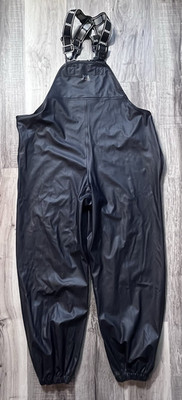 Helly Hansen Impertech Sanitation Bib 70417 Unisex Size XS Black