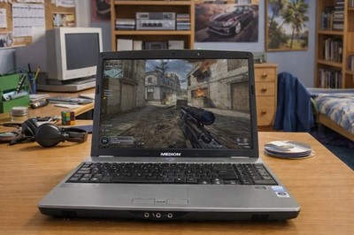 Medion XP Gamer 32Bit Notebook Intel P 1.6GHz 3GB 128 SSD DVD HDMI NVIDIA 9300M