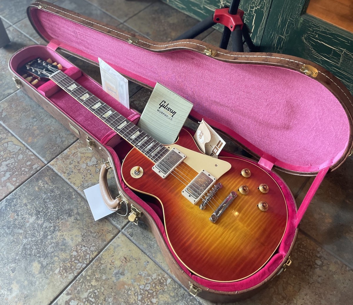 2025 Gibson 1959 Les Paul Standard Reissue Sunrise Teaburst w
