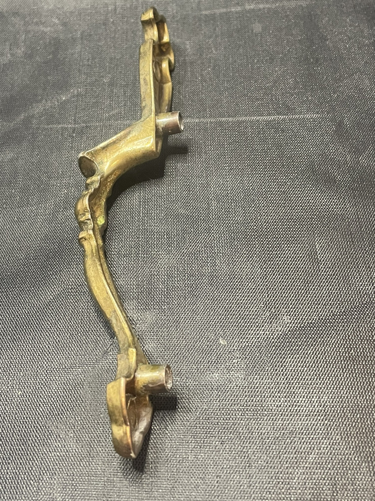 Amerock 179 Faux Keyhole Thumb Pull Handle Cabinet Door Dark Brass 3" Centers