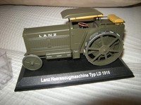 1:43 Ixo / Hachette Traktor Lanz Heereszugmaschine Typ LD 1916 In VP
