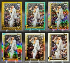 BRAXTON ASHCRAFT (RCx6) 2025 Topps Chrome Update Gold Wave /50,Aqua Wave /199 +4