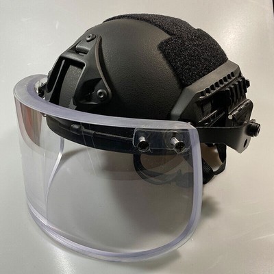 US Stock! Fast MICH Helmet Bulletproof Face Shield NIJ IIIA Ballistic Mask Visor
