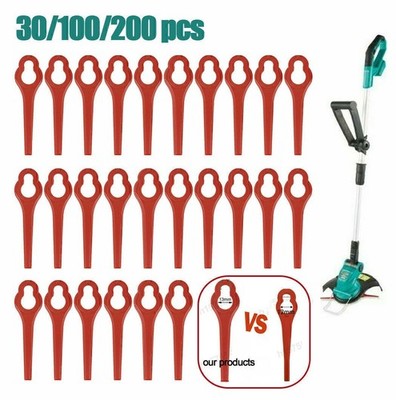 100X Für Ferrex Aldi FAR 20-1 Rasentrimmer Kunststoffklingen 97699 2002706FE220
