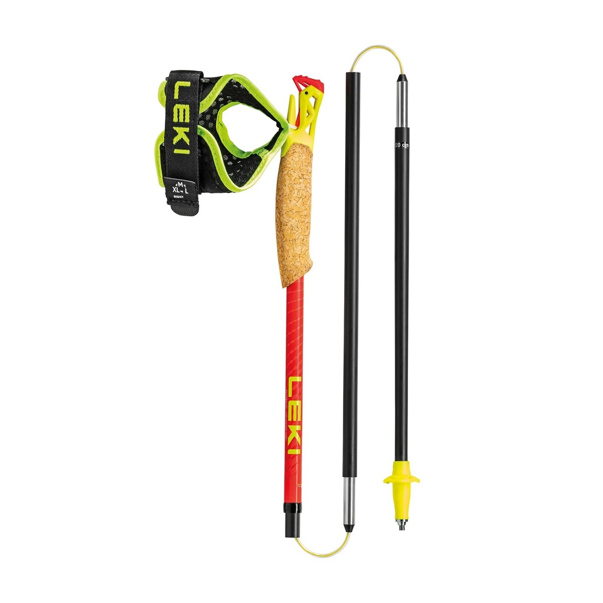 LEKI Ultratrail FX.One Superlite Red/Carbon/Yellow Trekking LEKI Ultratrail FX.One Superlite Red/Carbon/Yellow Trekking