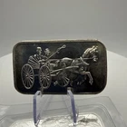 1973 SilverTowne Mint Horse and Buggy Silver Art Bar 1oz 0.999 fine silver #L