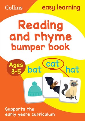 Reading and Rhyme Bumper Book Ages 3-5 | Ideal for Home Learning | Learning