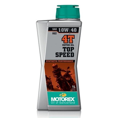 Motorex Top Speed 4T 10W/40 1L Synthetic JASO MA2 Hochleistungsöl