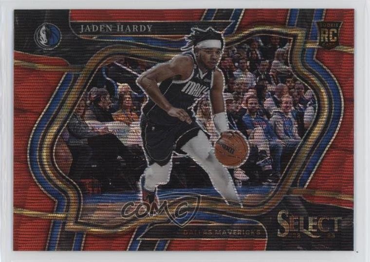 2022-23 Panini Select Courtside Red Wave Prizm Jaden Hardy #281 Rookie RC ku9