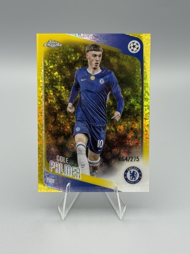 2025-26 Topps Chrome UEFA Club Competitions - Cole Palmer #118 - Yellow /275