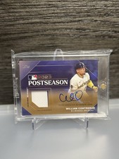 2024 Topps Postseason Performance William Contreras Gold Auto /25