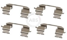 2x A.B.S. Bremsscheibe 18548 für CHEVROLET