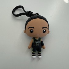 WNBPA Figural 3D Bag Clip Series 1 Napheesa Collier Minnesota Lynx Away Jersey