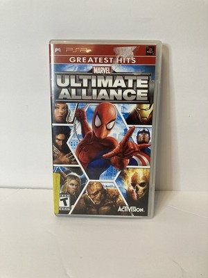 Marvel Ultimate Alliance Sony PSP, 2006 Activision CASE & MANUAL ONLY
