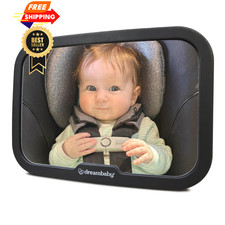 Dreambaby 360  Adjustable Baby Car Mirror - Extra 1 Count Pack of 1 , Black