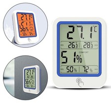 Convenient Freestanding or Wall Mount Max Min Room Thermometer Hygrometer