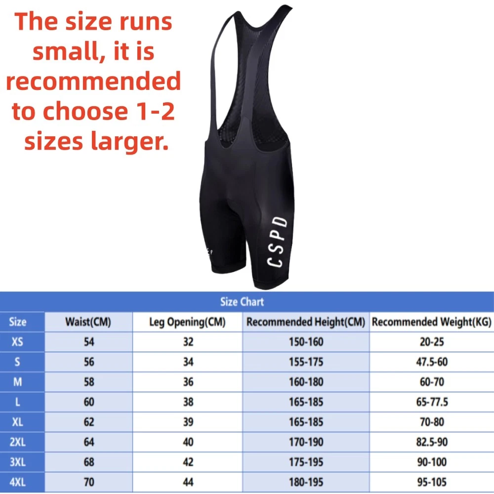 Men Women Cycling Bib Shorts Breathable Padded Tights Bike Bicycle Pants Sport