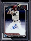 2024 Bowman Draft Ryan Waldschmidt Chrome Auto 1st #CPA-RW Diamondbacks