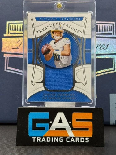 2021 Panini National Treasures Justin Herbert Treasured Patches /99 #TP-JHE SP