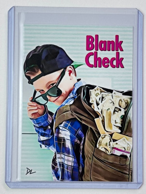 Blank Check Limited Edition Artist Signed  1990's Classic  Trading Card 3/10
