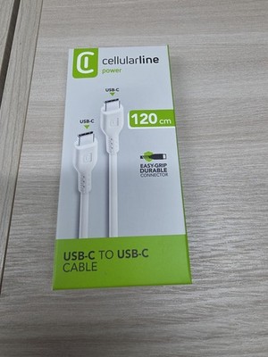 Cellular Line Cable USB C POWER CABLE White 1.2m USBDATACUSBC CW