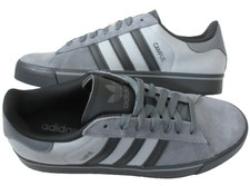 Adidas Men's Campus Vulc Grey Black Classic Casual Shoes JQ6359 Size 12 NIB