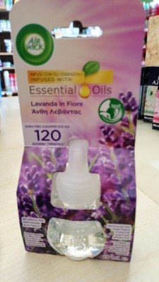   AIR WICK ELEKTRISCHER NACHFÜLLER LAVENDEL ESSENTIAL OILS 120 TAGE 8002910061579