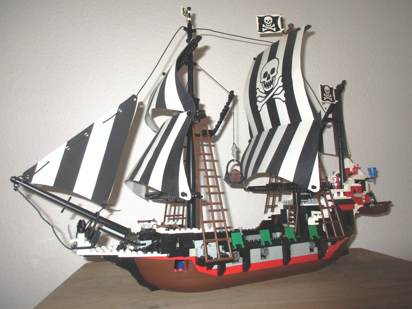 Lego Piraten,  Skull's Eye Schooner, 6286 , Piratenschiff, komplett, Ritter, Kg