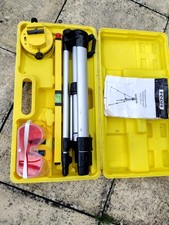 Focus Constant laser level kit with tripod. In Yellow Storage Case.