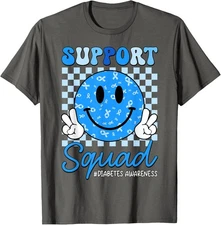 November We Wear Blue Diabetes Awareness Squad Unisex T-Shirt
