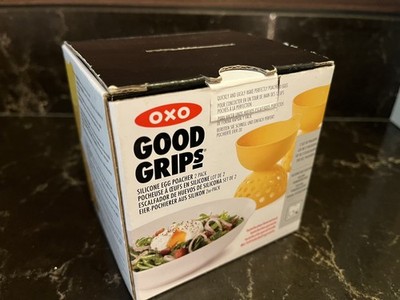 OXO Good Grips Silikon Eierpochierer 2er Set hochhitzebeständig leicht zu reinigen