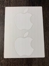 Authentic Apple White Logo Sticker Decal Macbook iPhone iPad iMac