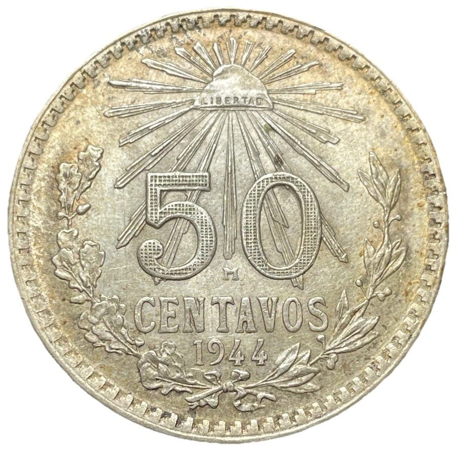 50 Centavos Silver 1944 Year Mexican Coins (1905-Now) for sale | eBay