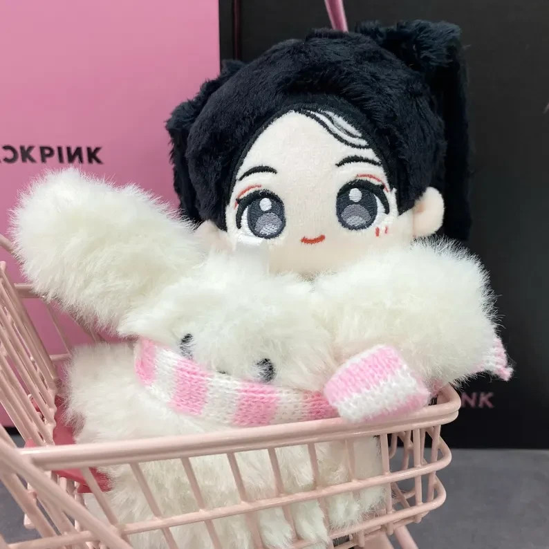 JISOO BLACKPINK 10CM COTTON DOLL PLUSH TOY KPOP IDOL MERCH HANGING