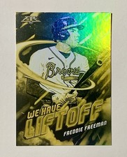 2021 Topps Fire Freddie Freeman #WHL-3 We Have Liftoff Gold Minted