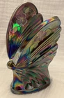 Limited Edition Fenton Amethyst Carnival Glass Butterfly From 2002 FAGCA label