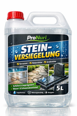 5L Steinversiegelung - Versiegelung Terrassen Natursteine Grabsteine Oberflächen