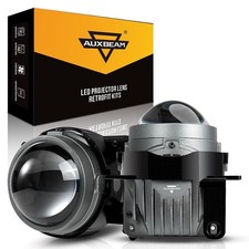 Auxbeam Projector Lens Led Fog Lights Hilow Beam 6000k White Driving Fog Lamps Auxbeam Projector Lens Led Fog Lights Hilow Beam 6000k White Driving Fog Lamps