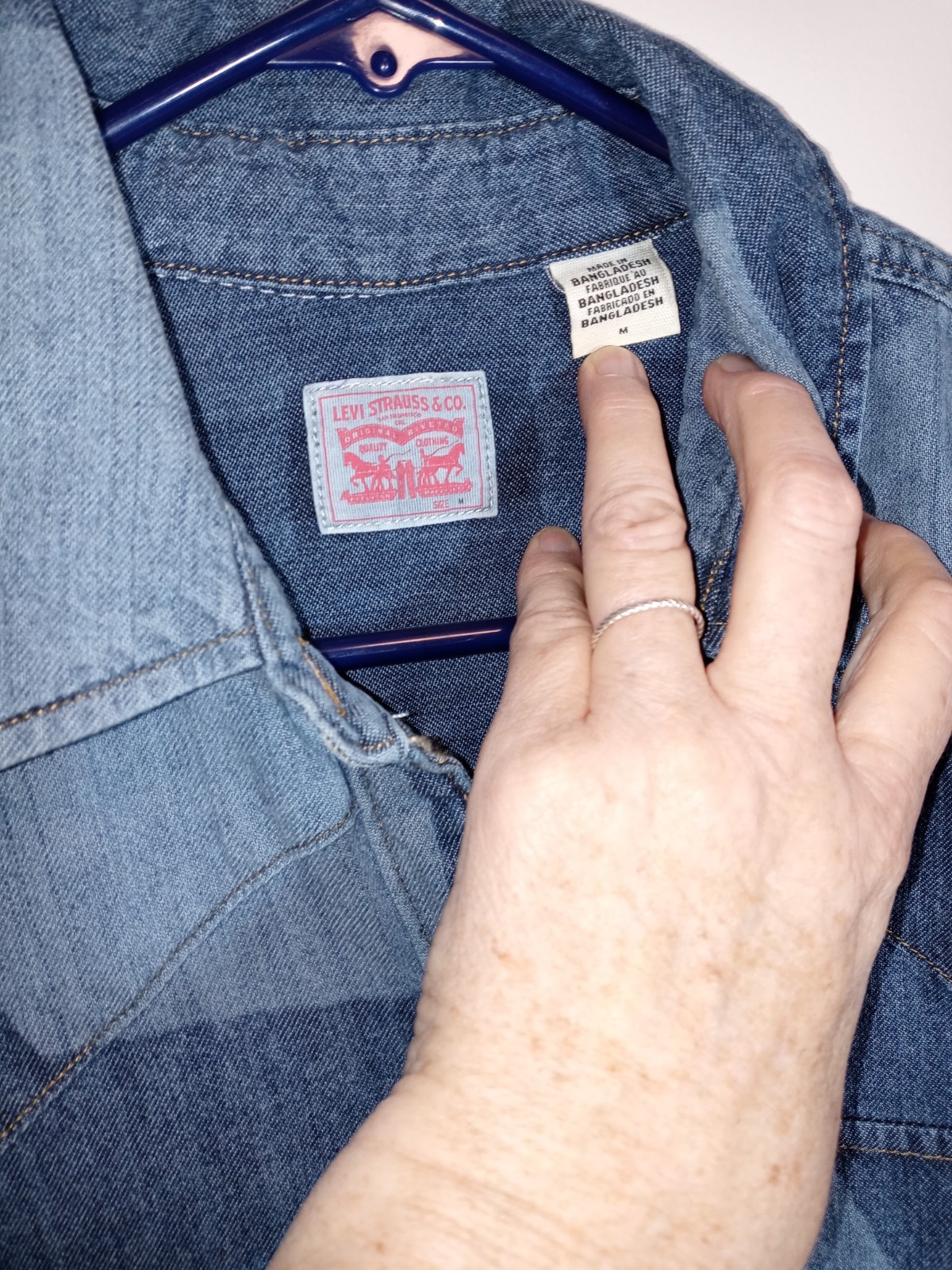 Levi's Dylan Oversized Western Patchwork Print De… - image 3