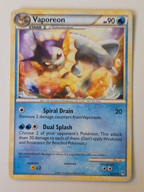 Vaporeon #52 (Call Of Legends (2011))