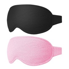 Eye Mask for Sleeping 3D Contoured Cup Blindfold Concave Molded Night Sleep Mask