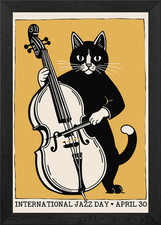 National Jazz Day Poster Framed Wall Art Poster Canvas Print Picture