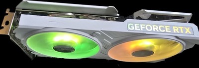 KFA2 GeForce RTX 4060 8GB White EX DEFEKT | Für Bastler Ersatzteil | RGB läuft