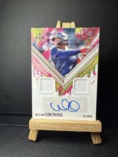 2021  Diamond Kings dual patch William Contreras Auto Brewers Braves