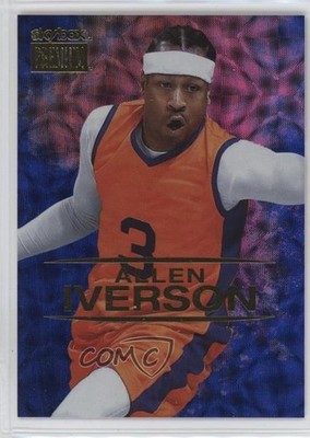 2021 Skybox Metal Universe Champions Star Sapphire 34/75 Allen Iverson HOF 0l19