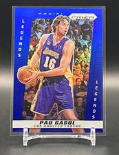 2024-25 Panini Prizm Deca Pau Gasol Legends Blue Prizm #/149 Lakers #216