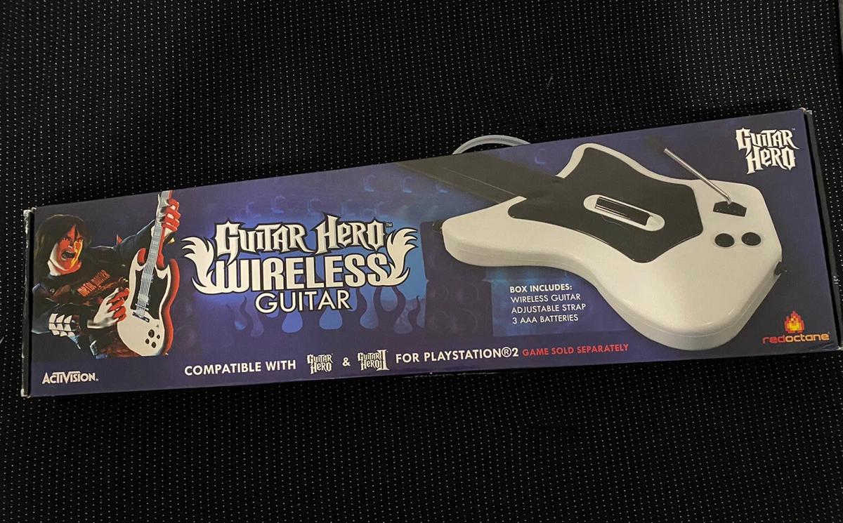 Playstation 2 guitar store hero wireless guitar